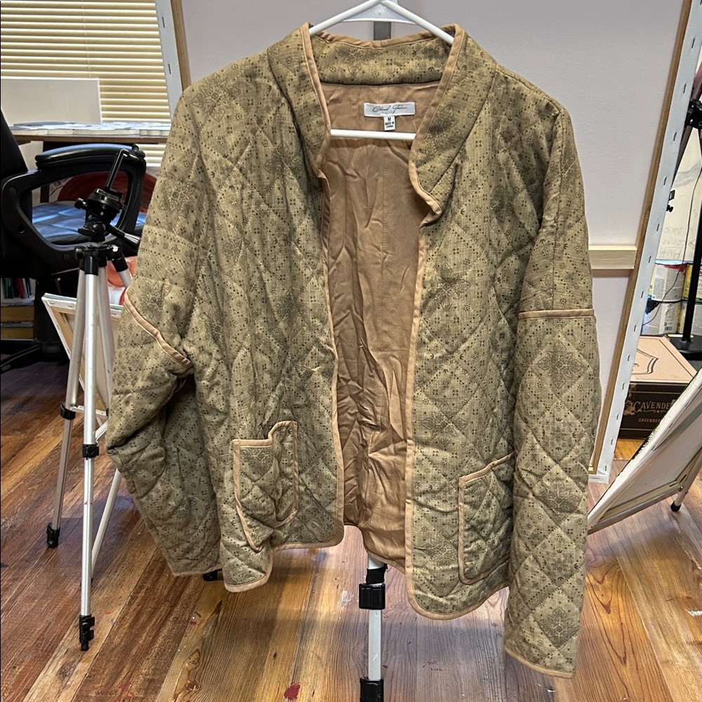 Quilted Tan Jacket